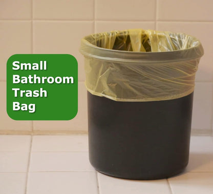 4 Gallon Trash Bags Small Bathroom Garbage Bags Super Value Pack (420 Count, 6 Colors)