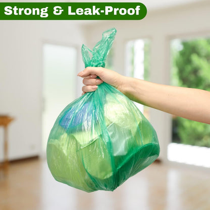 1.2 Gallon Small Trash Bags 5 Liter Eco-Friendly Green Garbage Bags (440 Bags)